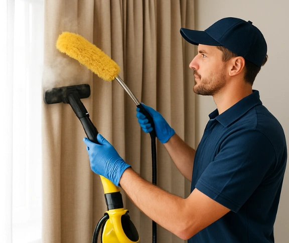 Trusted blind cleaning technician Matty Curtain Cleaning werrington-county-nsw QLD